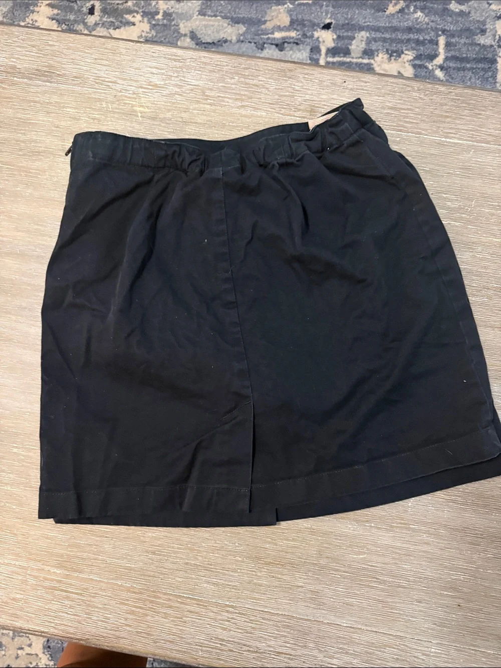 Lot Lands' End Girls' Black and Khaki Uniform Skort Set
